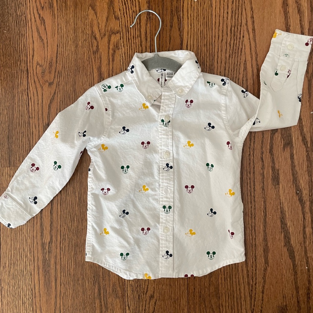 Disney Mickey Boys Toddler Kids Formal Shirt / Janie & Jack